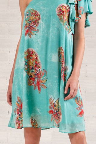 one shoulder dress moutaki