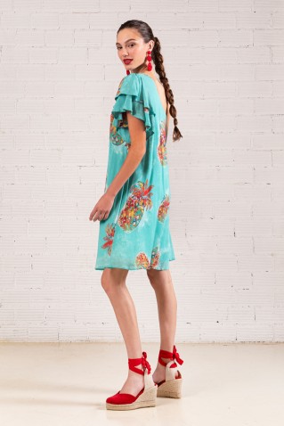 one shoulder dress moutaki