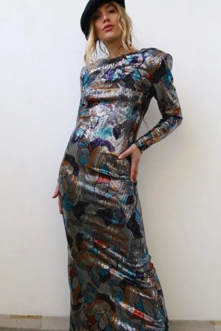 "las vegas" seguin dress moqette