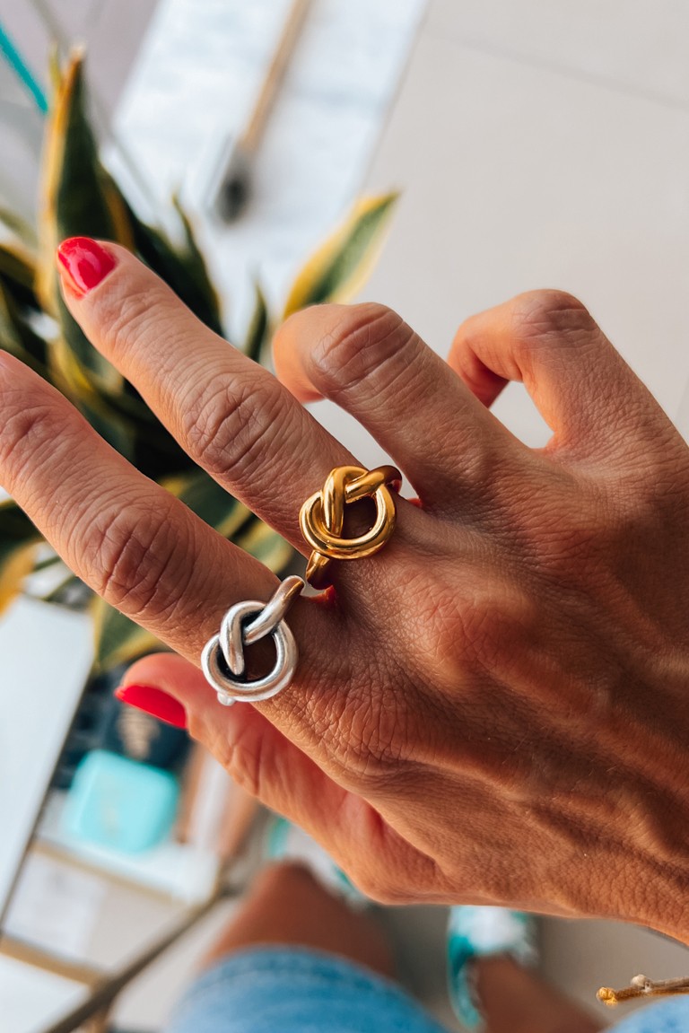 δαχτυλιδι κομπος goupi handmade jewels
