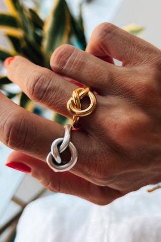 δαχτυλιδι κομπος goupi handmade jewels