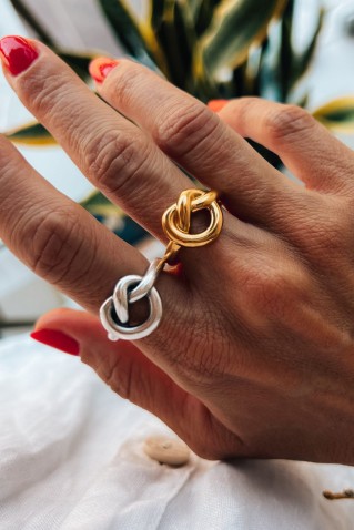 δαχτυλιδι κομπος goupi handmade jewels