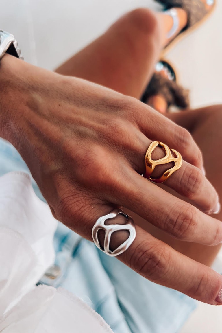 γλυπτο δαχτυλιδι goupi handmade jewels