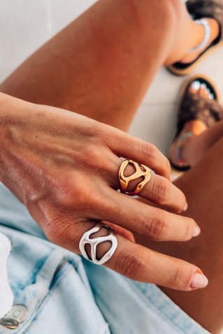 γλυπτο δαχτυλιδι goupi handmade jewels
