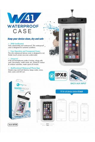 Waterproof Case IPX8 | UNIVERSAL 6"