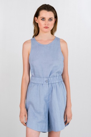 linen halter neck top philosophy