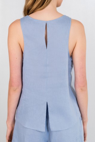 linen halter neck top philosophy