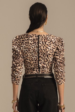 "menagerie" crop top peace & chaos