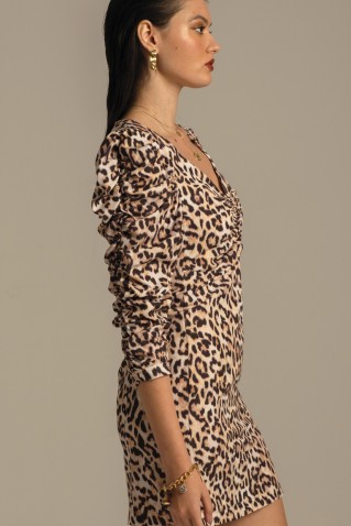 "menagerie" short dress peace & chaos