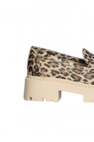 "nyx" leopard print δερματινα loafers sochic shoes "nyx" leopard print δερματινα loafers sochic shoes