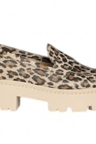 "nyx" leopard print δερματινα loafers sochic shoes "nyx" leopard print δερματινα loafers sochic shoes
