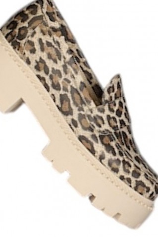 "nyx" leopard print δερματινα loafers sochic shoes "nyx" leopard print δερματινα loafers sochic shoes