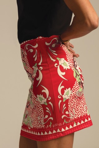 "mandala" mini skirt peace & chaos