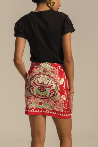 "mandala" mini skirt peace & chaos