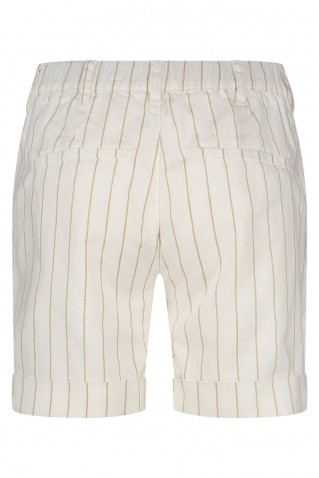 stripe bermouda red button