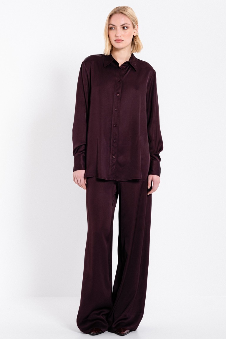 satin ecovero wide leg pants philosophy satin ecovero wide leg pants philosophy