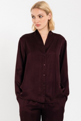 satin ecovero shirt philosophy satin ecovero shirt philosophy