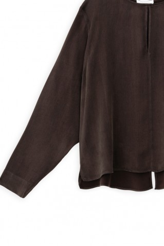 cupro viscose cropped top philosophy cupro viscose cropped top philosophy