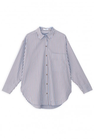 poplin stripes oversized shirt philosophy poplin stripes oversized shirt philosophy