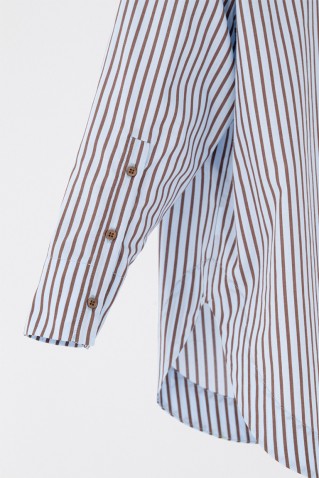 poplin stripes oversized shirt philosophy poplin stripes oversized shirt philosophy