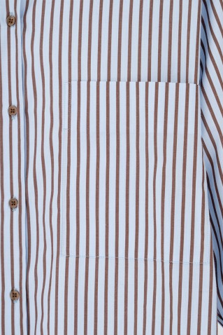 poplin stripes oversized shirt philosophy poplin stripes oversized shirt philosophy