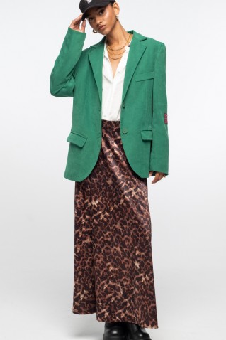 "rosette" long skirt peace & chaos