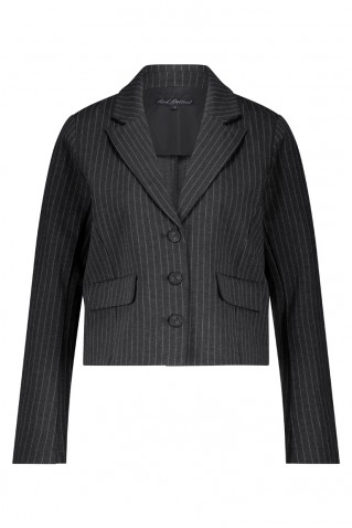 "skipper" punta pinstripe jacket red button