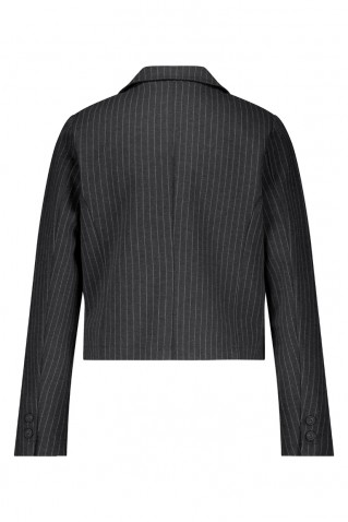 "skipper" punta pinstripe jacket red button
