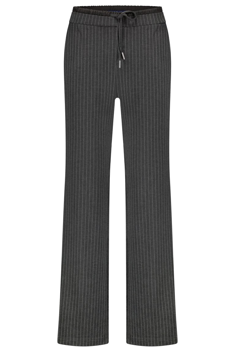 "colette" punta pinstripe sporty pants red button