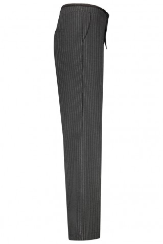 "colette" punta pinstripe sporty pants red button