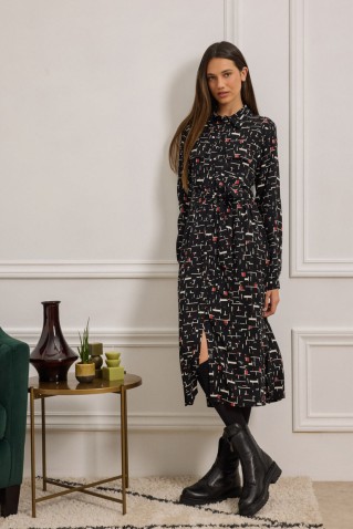 "finlo" midi printed dress namaste