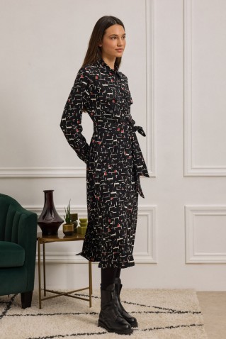 "finlo" midi printed dress namaste