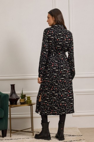 "finlo" midi printed dress namaste