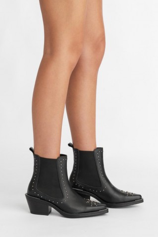 "jade" δερματινο μποτακι sochic shoes