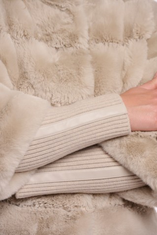 "feline" faux fur jacket rino & pelle