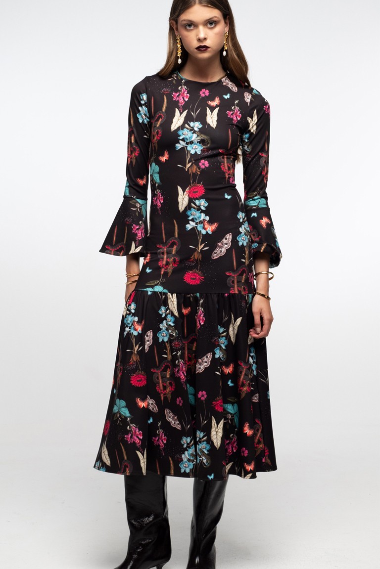 "hydrangea" long dress peace & chaos "hydrangea" long dress peace & chaos