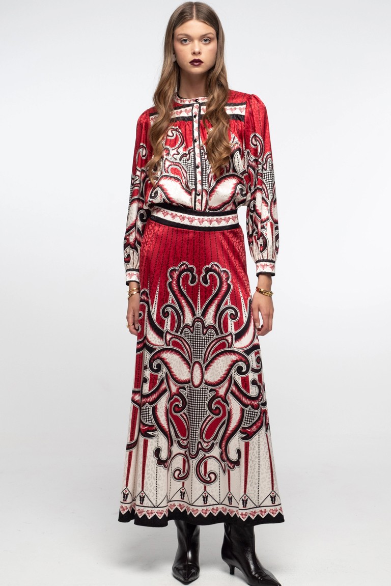 "alchemy" long skirt peace & chaos "alchemy" long skirt peace & chaos