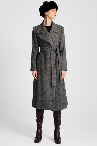 herringbone coat moutaki