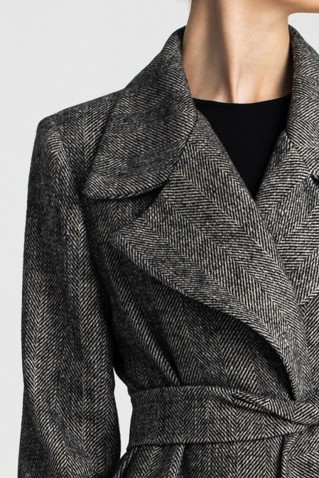 herringbone coat moutaki