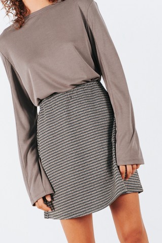 mini plaid skirt badila