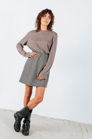 mini plaid skirt badila