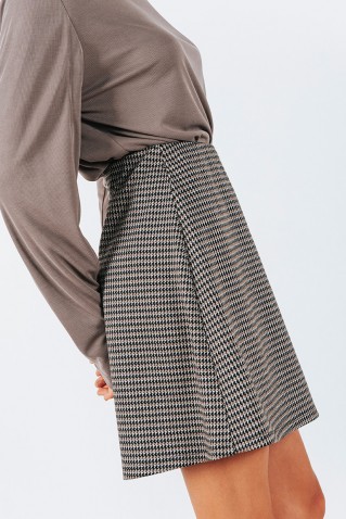 mini plaid skirt badila