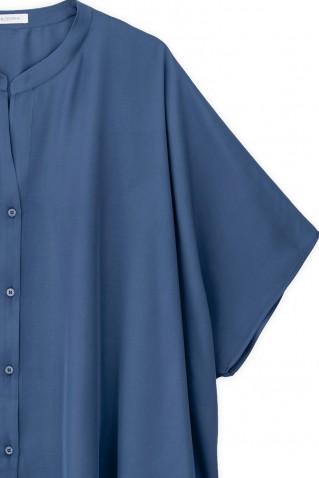 satin fine ecovero oversized shirt philosophy