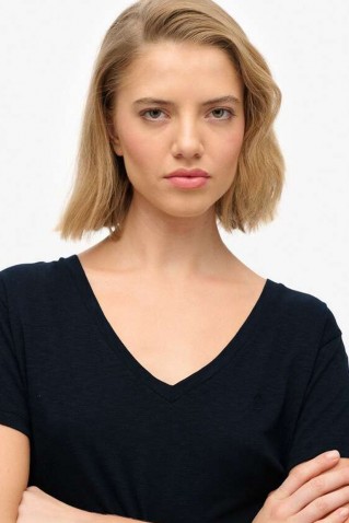"studios" slub v neck tee superdry & co
