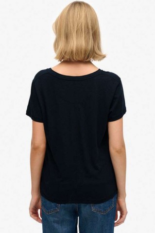 "studios" slub v neck tee superdry & co