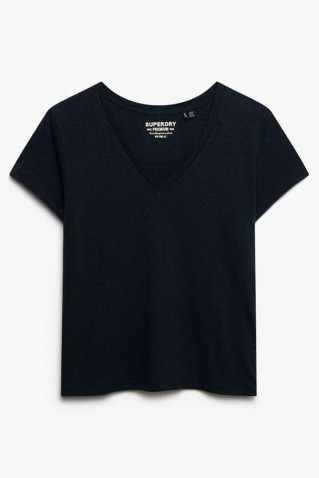 "studios" slub v neck tee superdry & co