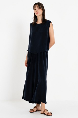 cupro cropped top philosophy