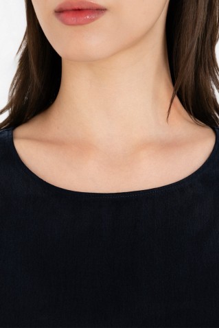 cupro cropped top philosophy