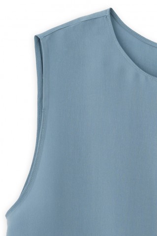 cupro cropped top philosophy