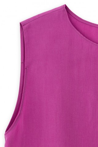 cupro cropped top philosophy